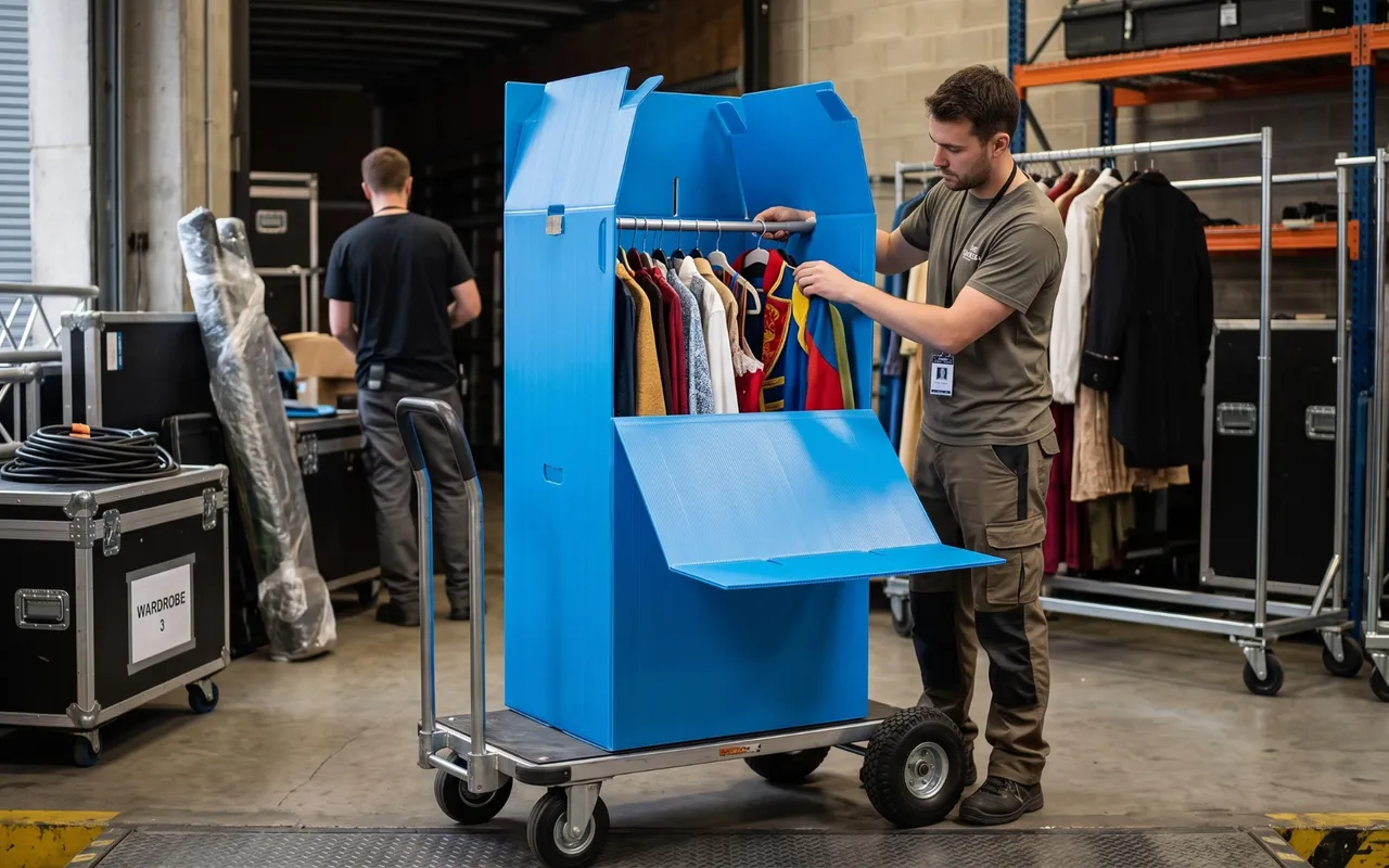 Comment les entreprises événementielles transportent costumes et vêtements sans risque de dommages