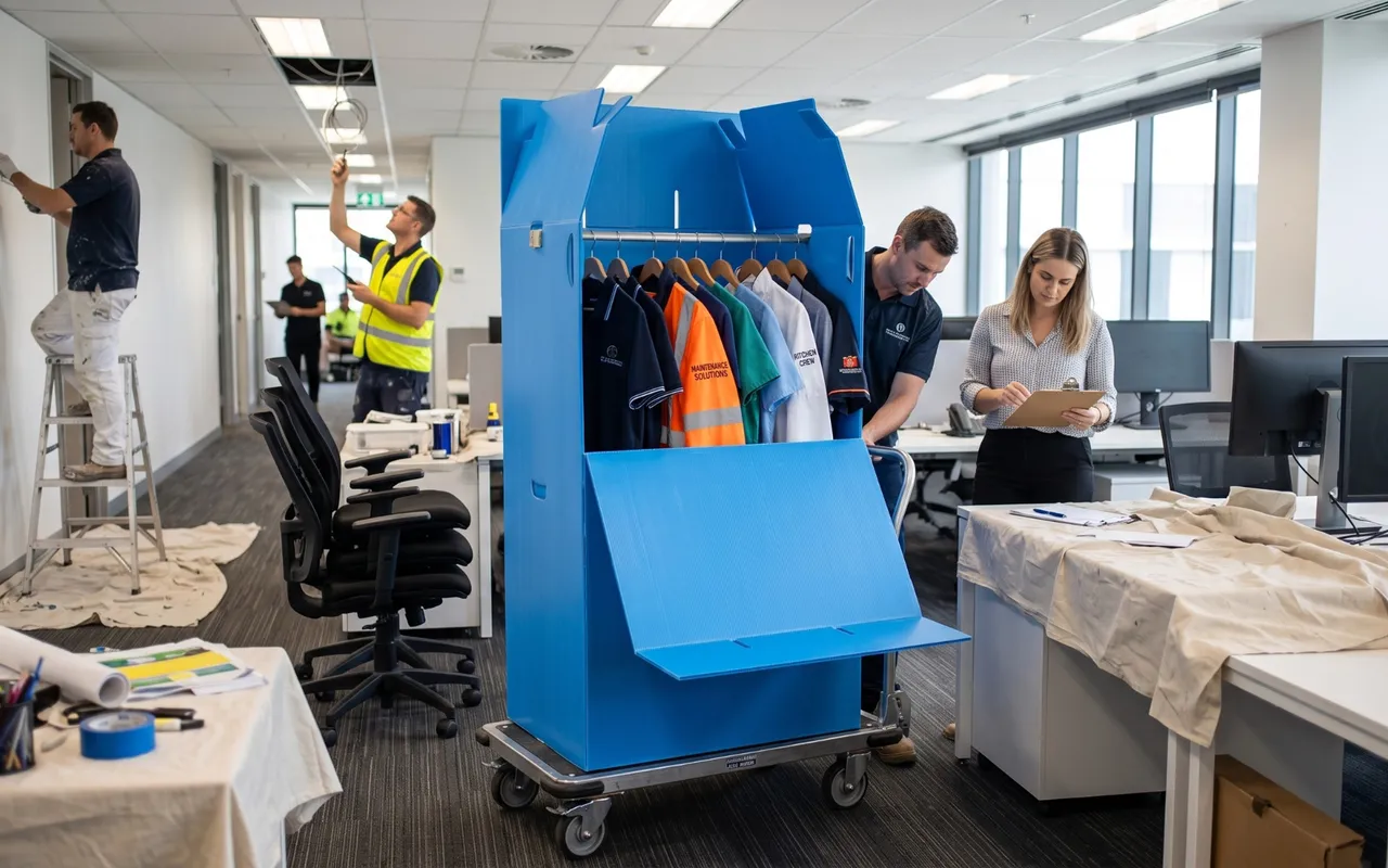 How to Keep Company Uniforms Organized During a Move or Renovation